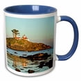 thumbnail image 1 of 3drose, Battery Point Lighthouse Crescent City, California - Us05 Mgi0353 - Mark Gibson, 11oz Two-tone Blue Mug, 1 of 6