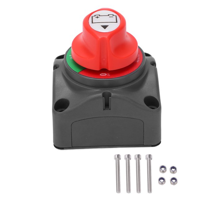 Battery Power Cutoff Master Switch On Off 2 Positions Insulated for Car