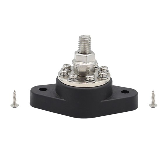 Junction Block Automotive Power Post Insulated Terminal Stud Ground Insulated Junction Post M10 Single Studs/Bus Bar