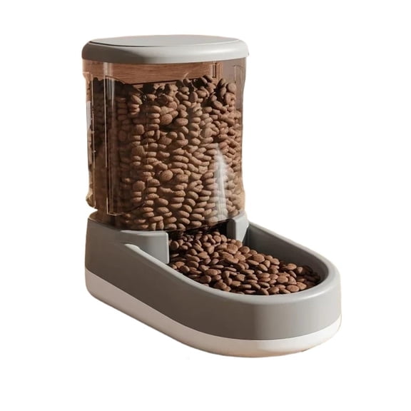 Battery Powered Automatic Pet Feeder for Dogs & Cats, No Plug Needed