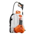 thumbnail image 1 of Battery Powered Backpack Sprayer, 4 Gallons Electric Backpack Sprayer, 2 Wands & 8 Nozzles, Adjustable 0-90 PSI, 4H Runtime, Portable Yard Garden Lawn Sprayers for Weeding Spraying Cleaning, 1 of 7