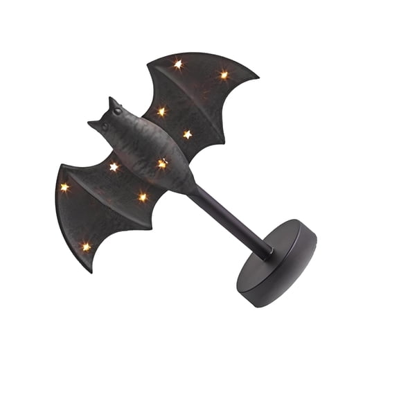 Battery Powered Bat LED Candle Holder Shelf Decors Mood Lighting
