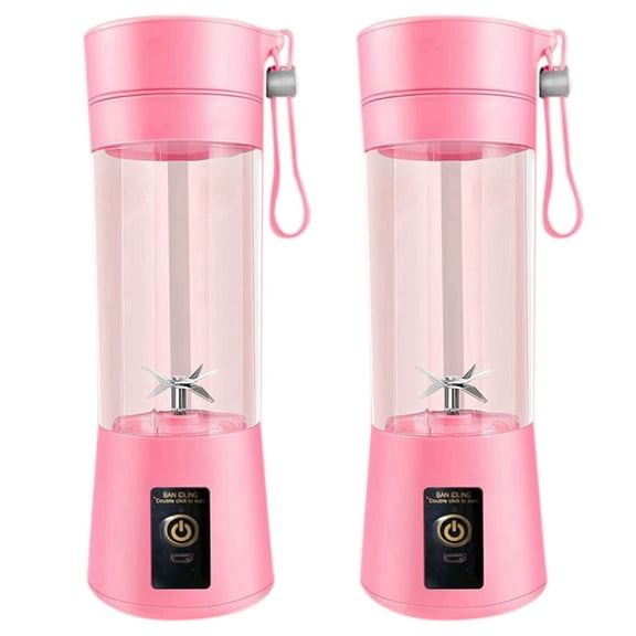 Battery Powered Blender, Pink (2 Count)
