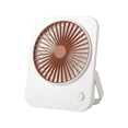 thumbnail image 1 of Battery-Powered Desktop Mini Fan with Adjustable Angle, Quiet Compact Personal Air Circulator for Home Office Travel, Easy to Use without Cables, 1 of 5