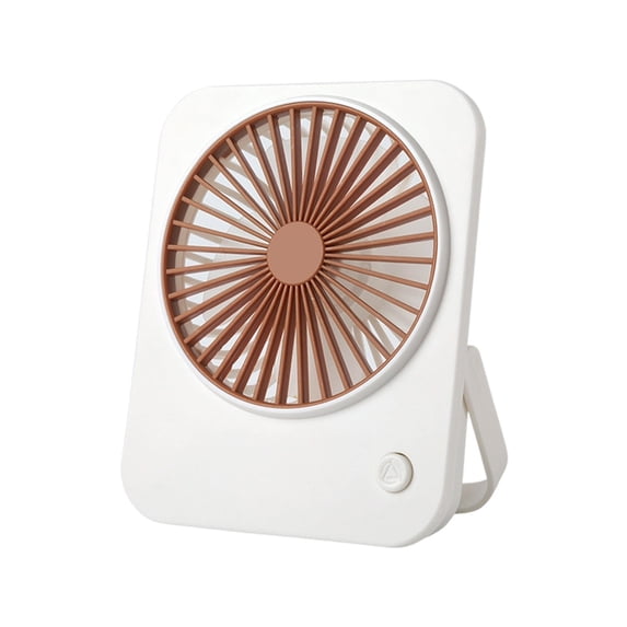 Battery-Powered Desktop Mini Fan with Adjustable Angle, Quiet Compact Personal Air Circulator for Home Office Travel, Easy to Use without Cables