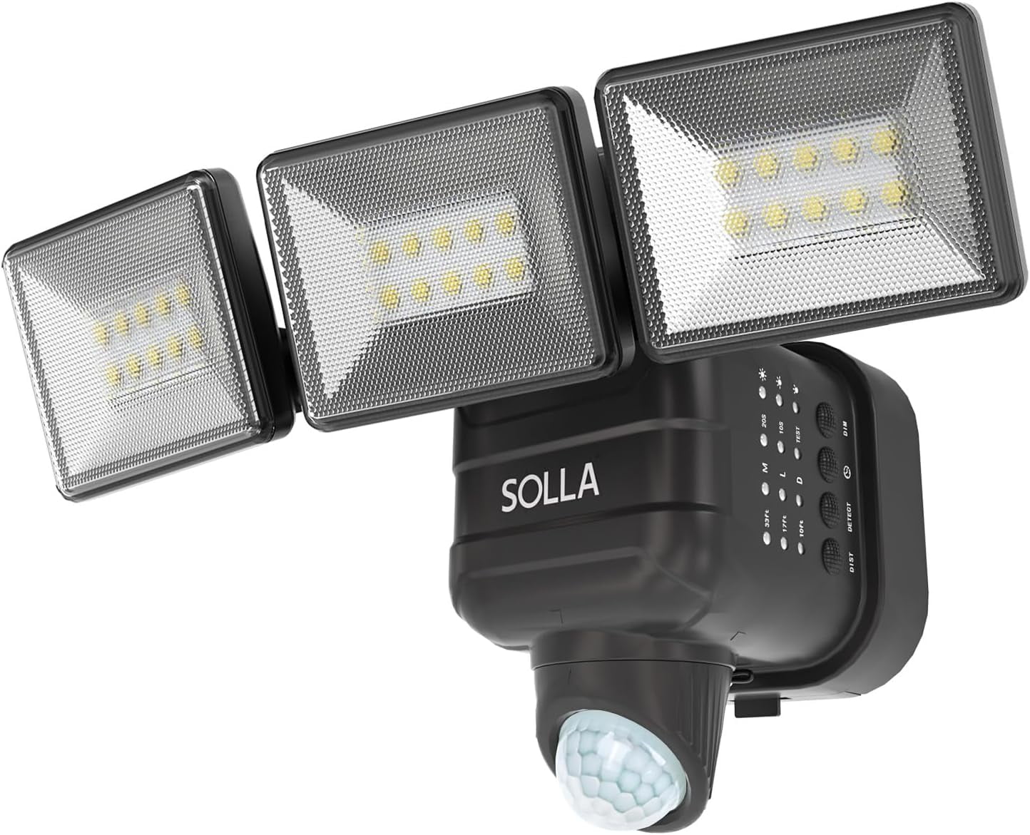 Battery Powered Flood Lights Outdoor, 1500Lm Dimmable Wireless Motion