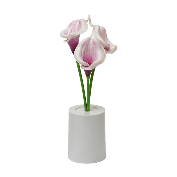 Battery Powered Flower Pot Light, Mini Night Light for Bedroom and Home Decoration, Simulates Real Flowers, Perfect for Parties and Romantic Atmosphere, Great Gift for Women and Friends