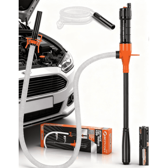 Handmatige Sifonpomp – Voor Benzine, Water, Zeep En Meer – Ideaal Voor Auto, Motor, Tuin En Werkplaats 5 miniatura