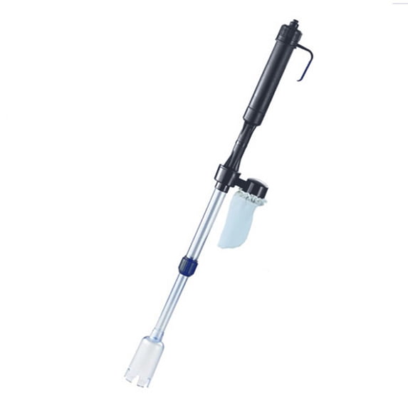 Battery Powered Gravel Vacuum Cleaner, Electric Aquarium Fish Tank Cleaner with Siphon, Automatic Water Changer & Substrate Cleaner for Freshwater Saltwater Tanks