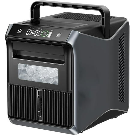Battery-Powered Ice Maker, RV Ice Maker,26Lbs/hrs