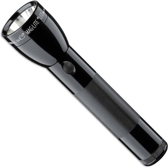 Battery-Powered LED Flashlight ML300L 2-Cell D Flashlight with Adjustable Focus, Precise Beam, Long Battery Life, Water-Resistant for Emergency, Outdoor, and Camping