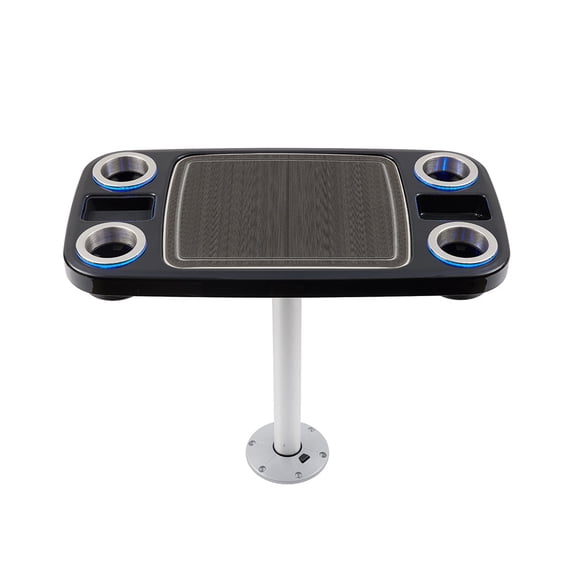 Battery Powered LED Lit Party Boat Table Systems w/ Center Foam Mat