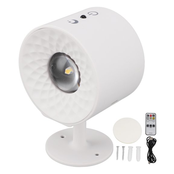 Battery Powered LED Wall Lights, Adjustable Brightness Color Temp, Ideal For Living Room Decor