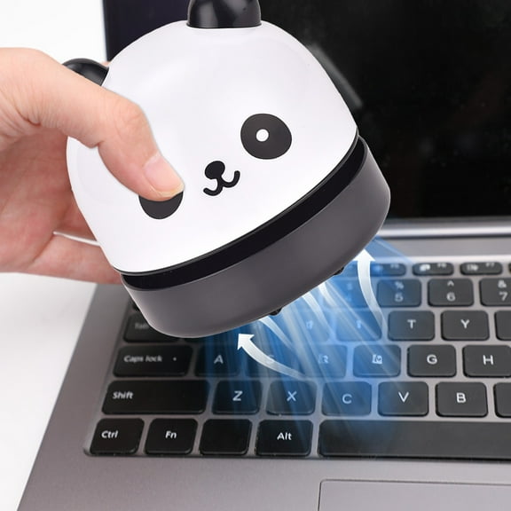 Battery-Powered Mini Desktop Vacuum Cleaner, Portable Handheld Wireless Cleaner for Eraser Shavings and Dust, Ideal for Students or Office Use