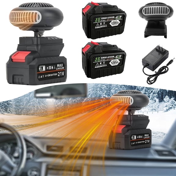 Battery Powered Space Heater, Rechargeable Golf Cart Heater,Battery Operated Heater,Battery Heater,Camping Heater,Portable Heater For Camping,Battery Operated Heaters for Indoors with 3000Mah Battery