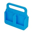 thumbnail image 1 of Battery Rack Storage Organizer Lightweight PP Material 4 Slots Holder for 18V Tool Batteries Workspace Accessories, 1 of 9