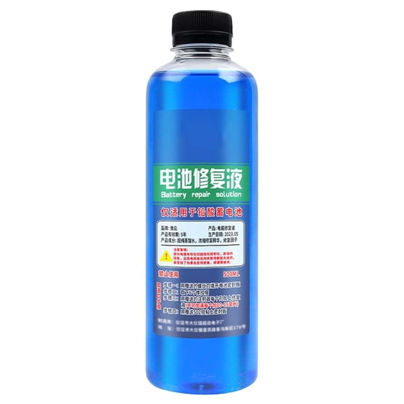 Battery Restore for Lead Acid Batteries, Battery Acid Refill, Golf Cart Battery Restore, Extend Battery Life, Battery Renew Liquid Solution Multicolor