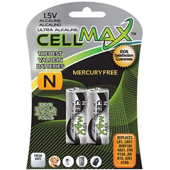 Battery Spot CM-LR1-BP2 N Super Alkaline Blister Card - Pack of 2