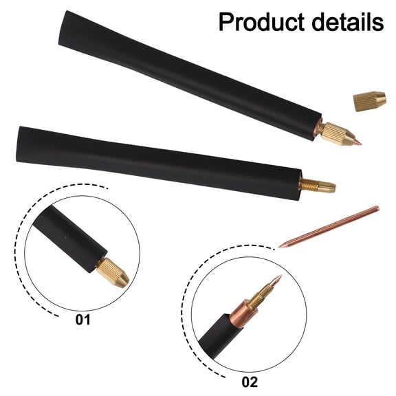Battery Spot Welding Pen Handheld Copper Belt 3mm Core DIY Point Touch Pen Parts Automatic Spot Welding Machine Soldering Tools