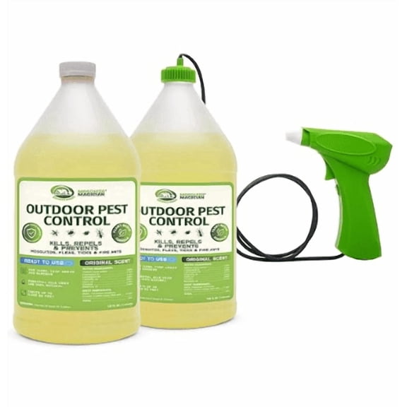 Battery Sprayer with 2 Gallons of Ready-to-Use Mosquito Killer & Repellent