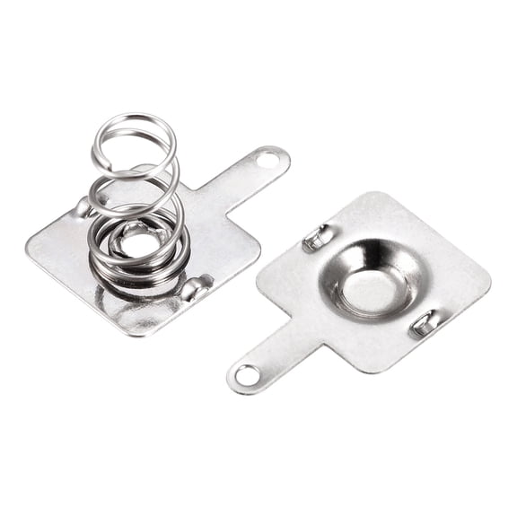 Battery Spring Plate AA Battery Contact Nickel Plate 12mmx12mm for DIY 10 Set