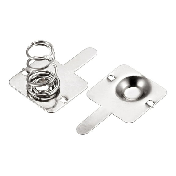 Battery Spring Plate AA Battery Spring Contact Nickel Plate 13mmx11.5mm 10 Set
