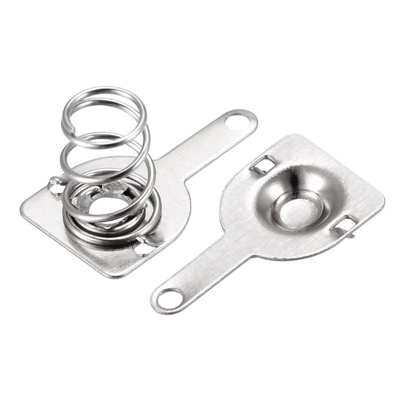 Battery Spring Plate AAA Battery Contact Nickel Plate 9mmx9mm 20 for DIY Set
