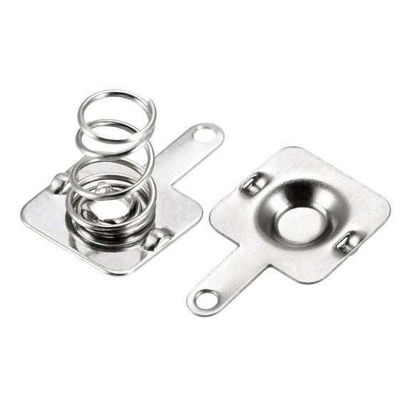 Battery Spring Plate AAA Battery Spring Contact Nickel Plate 10mmx9mm 20 Set