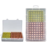 Battery Storage Organizer Case for 134pcs AA AAA Batteries, Battery Vault Box Fits Home Kitchen Warehouse Batteries Not Include