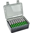 Battery Storage Organizer Holder Holds 54 AA AAA Batteries, Battery Box