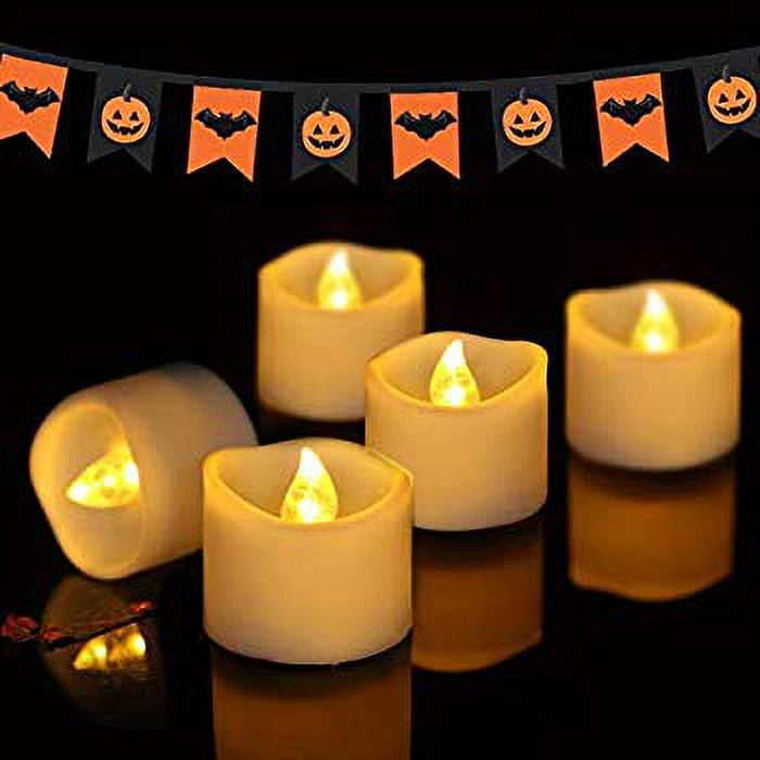 Battery Tea Lights Bulk, Set of 24 Flameless LED Tea Lights Candles