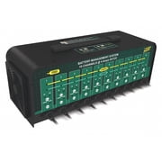 Battery Tender 10 Bank Multibank Charger - 40 AMP 4 AMPs Per Bank - Selectable 12V / 6V - Smart and Switchable 12V Multi Battery Charger and Maintainer for Automotive and Marine - 021-0134-DL-WH