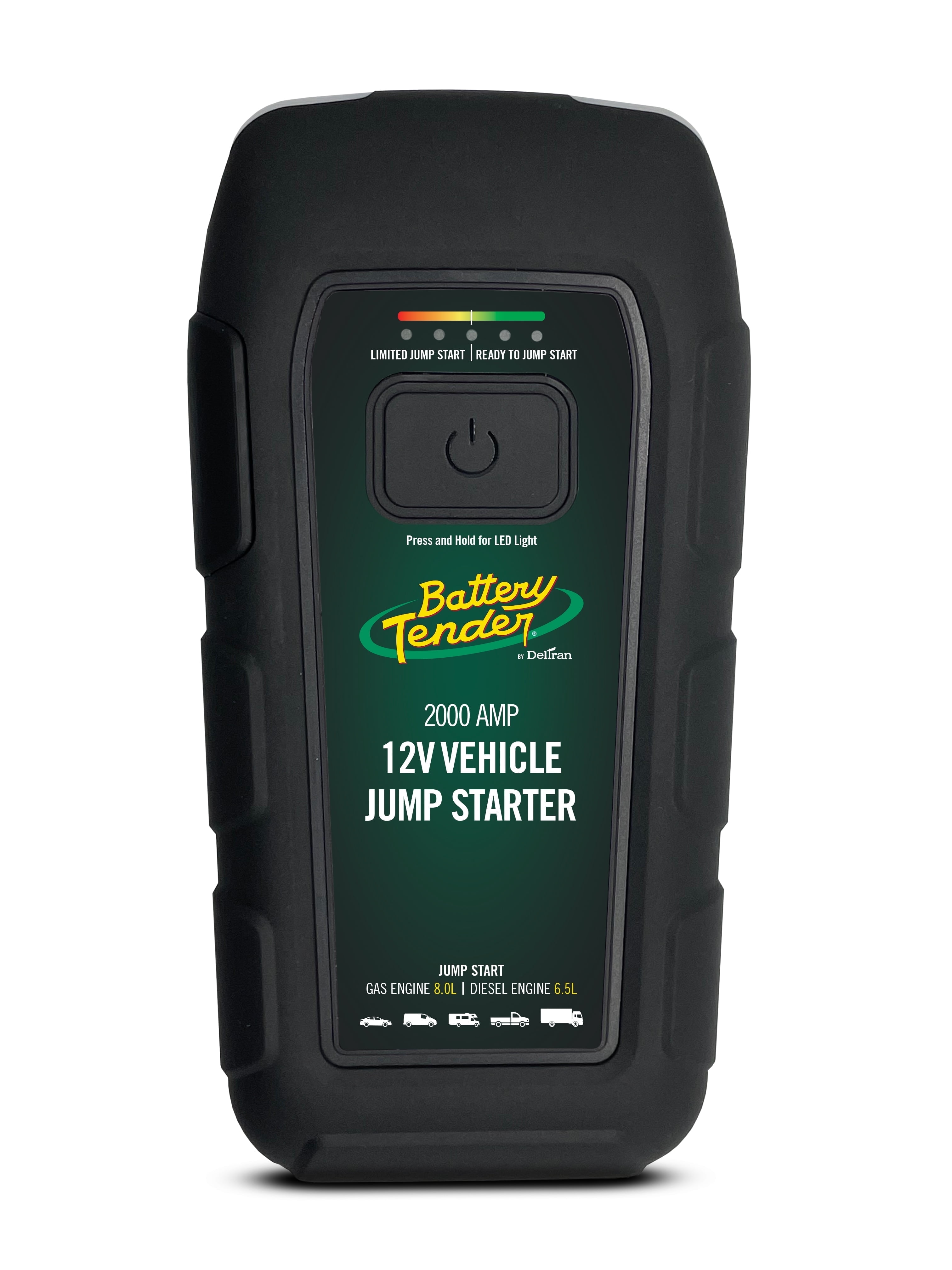 Battery Tender 2000 AMP Lithium Jump Starter - 16000mAh Portable Power Station with LED Flashlight
