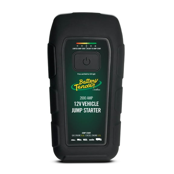 Battery Tender 2000 AMP Lithium Jump Starter - 16000mAh Portable Power Station with LED Flashlight