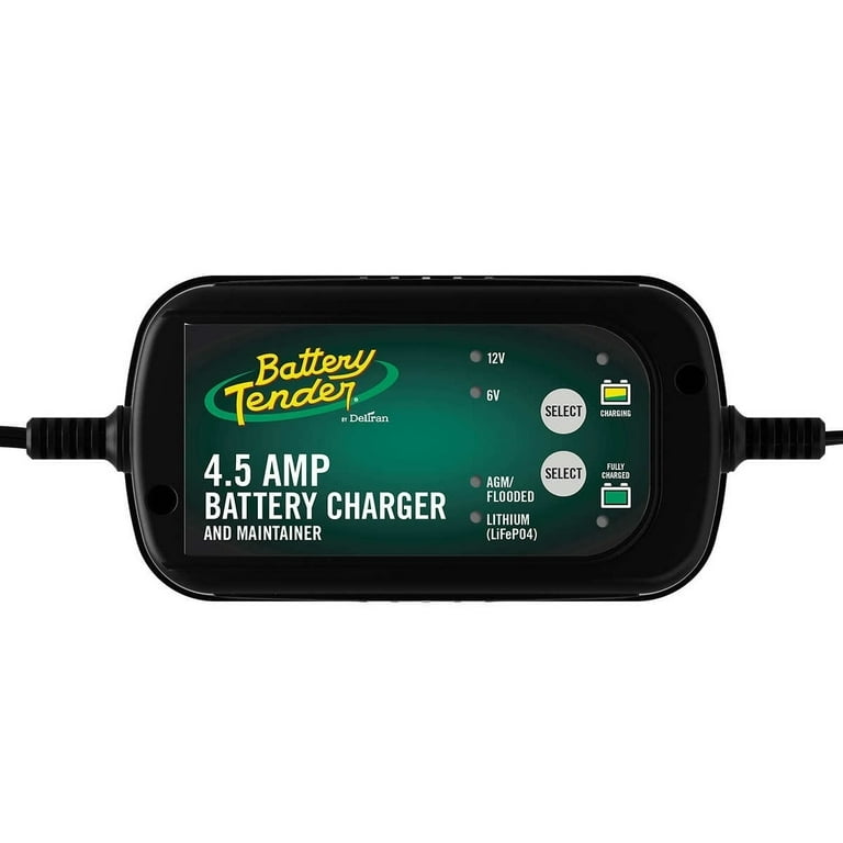 Battery Tender 4.5 Amp SuperSmart Battery Charger &amp; Maintainer 
