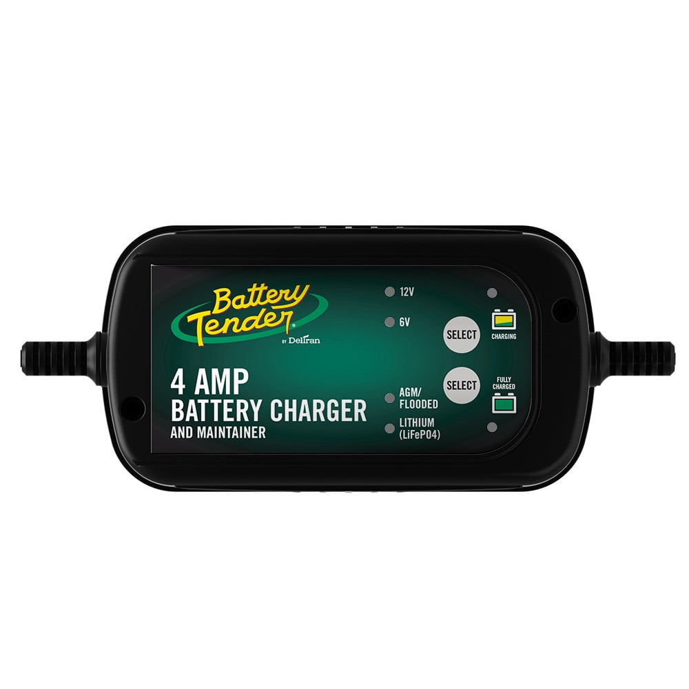 Battery Tender 4 Amp, 12V Selectable Battery Charger - Walmart.com