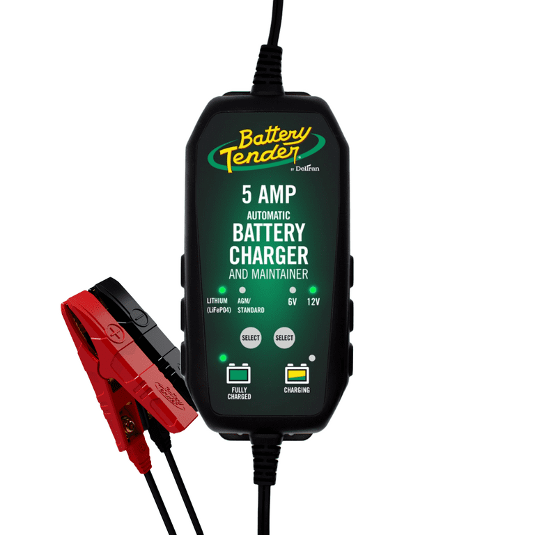 Battery Tender 12V, 5 Amp Automotive Battery Charger and 