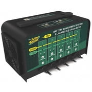 Battery Tender 10 Bank Multibank Charger - 40 AMP 4 AMPs Per Bank - Selectable 12V / 6V - Smart and Switchable 12V Multi Battery Charger and Maintainer for Automotive and Marine - 021-0134-DL-WH