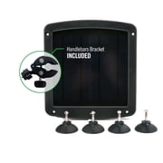 Battery Tender 5 Watt Solar Panel 12V Battery Charger with Charge Controller - IP67 Weatherproof - Windshield or Handlebar Mountable