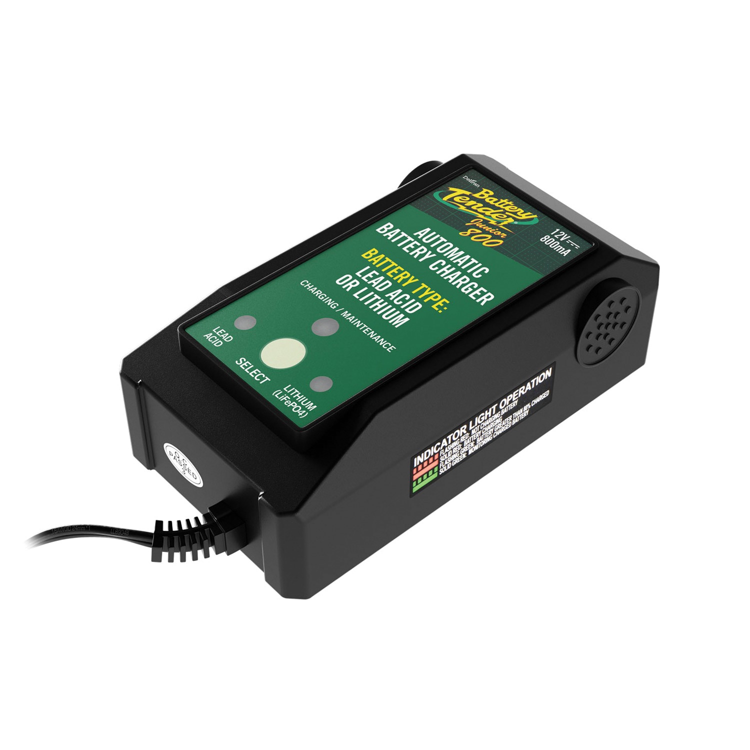 Battery Tender 4 Amp, 6V or 12V Selectable Battery Charger