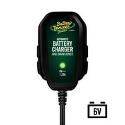 Battery Tender Junior 6V, 1.25 AMP Battery Charger and Maintainer: Fully Automatic 6V Automotive Battery Charger for Cars, Motorcycle, ATVs, and More - SuperSmart Battery Chargers - 022-0196