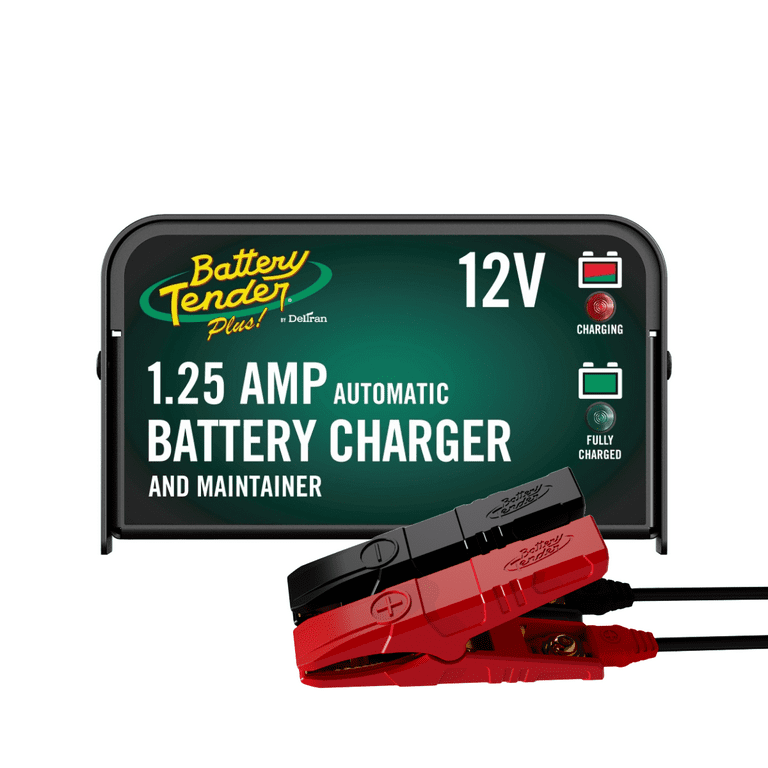 Battery Tender Plus 12V, AMP Motorcycle Maintainer, Auto Car