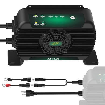 Battery Tender PowerPlus 36V, 18 AMP Battery Charger and Maintainer - Golf Cart and Marine Applications - IP68 Weather Resistant