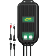 Battery Tender WaveCharge Pro 2 Bank Multibank Charger - 20 AMP 10 AMPs Per Bank -12V - Smart Multi Battery Weatherproof Charger and Maintainer - 022-1007-DL-WH
