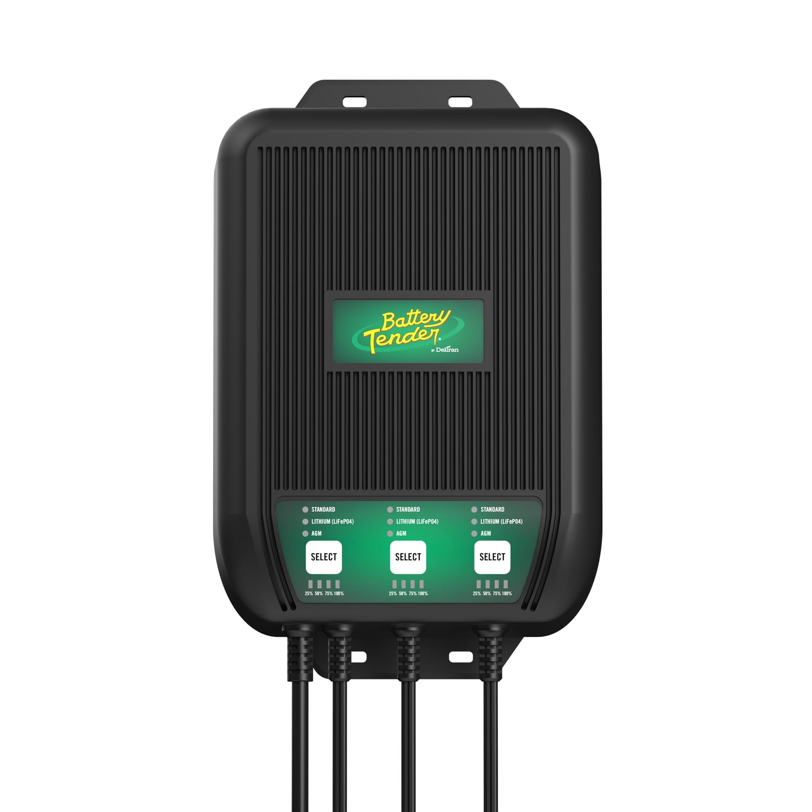 Battery Tender WaveCharge Pro 3 Bank Multibank Charger - 30 AMP (10 AMPs Per Bank) - 12V - Smart Multi Battery Weatherproof Charger and Maintainer - 022-1008-DL-WH