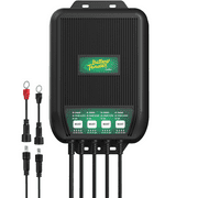 Battery Tender WaveCharge Pro 4 Bank Multibank Charger - 40 AMP 10 AMPs Per Bank - 12V - Smart Multi Battery Weatherproof Charger and Maintainer - 022-1009-DL-WH
