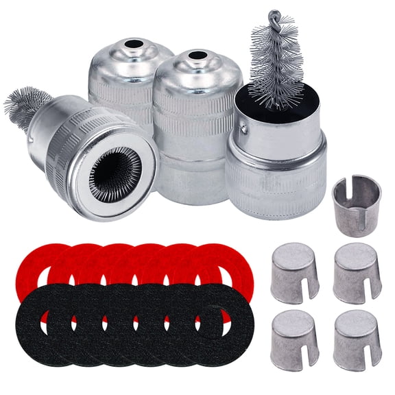 Battery Terminal Cleaning & Repair Kit, Ampper Battery Terminal Cleaning Kit with 5 Shims, 2 Brushes and 12 Piece Washers