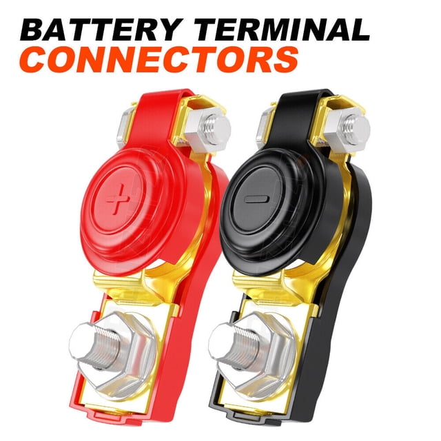 Battery Terminal Connector Top Post Positive Negative Heavy Duty ...
