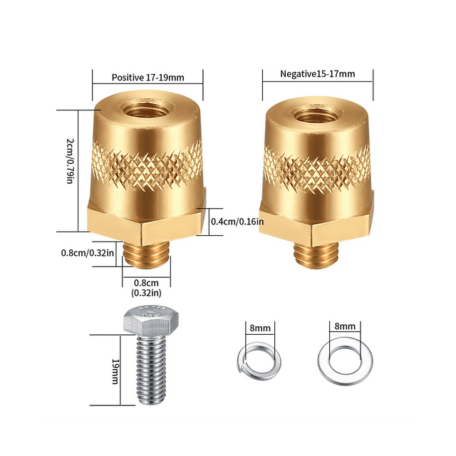 Battery Terminal Connectors,Battery Post Terminals,For M8 Top or Side