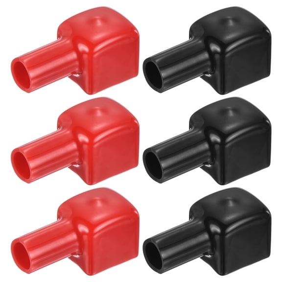 Battery Terminal Cover, 6 Pcs Truck Battery Terminal Cover Positive Negative Poles Stud Covers FL10-18-20